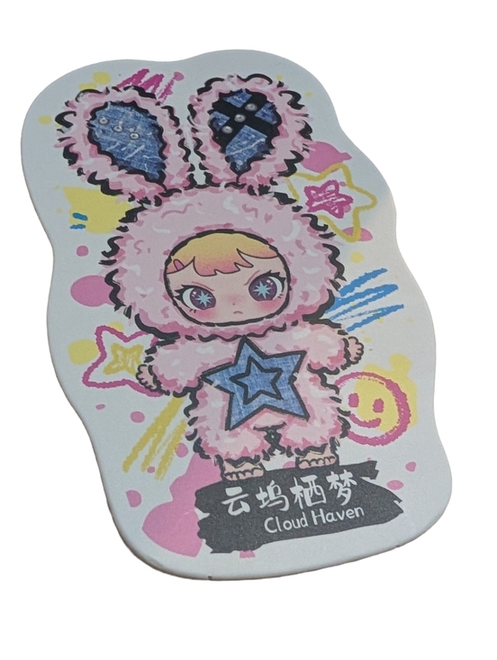 Baby Three Rebaby Escape Plan Cloud Haven New Authentic Cute Vinyl Plush - Picture 4 of 6